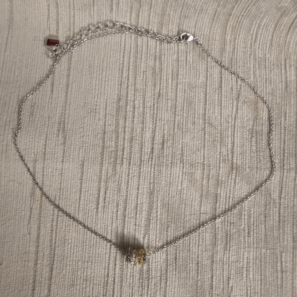 Touchstone Crystal Triple-Slide Necklace